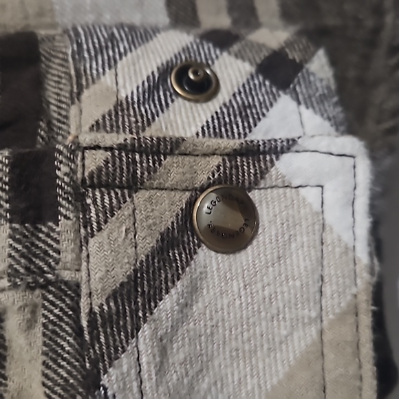 Mens Pearl Snap Plaid Western Shirts  Long Sleeve Size M - Picture 6 of 7